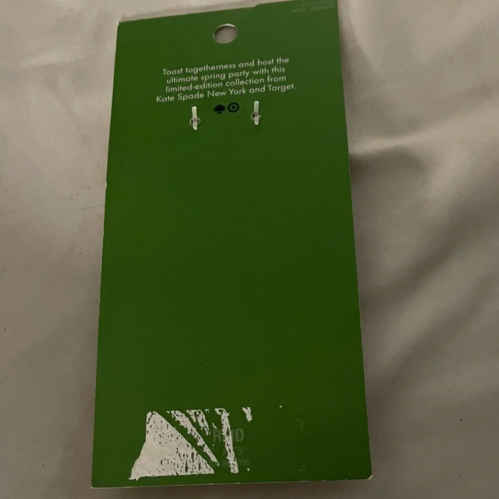 Kate Spade Green and Blue Heart Coin Purse New Purse Charm Kate Spade x Target